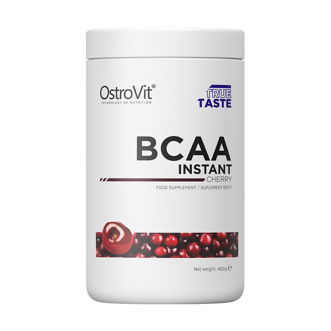 Амінокислоти OstroVit BCAA Instant зі смаком вишні, в порошку, 400 г